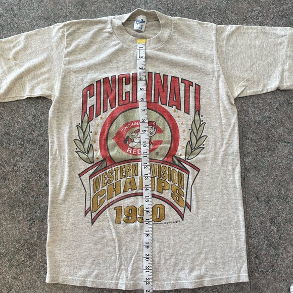 Cincinnati Reds Champs T-Shirt Vintage - Picture 6 of 7